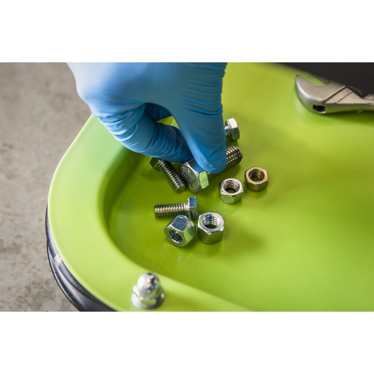 Sealey Mechanic's Deluxe Utility Seat - Green - Image 6
