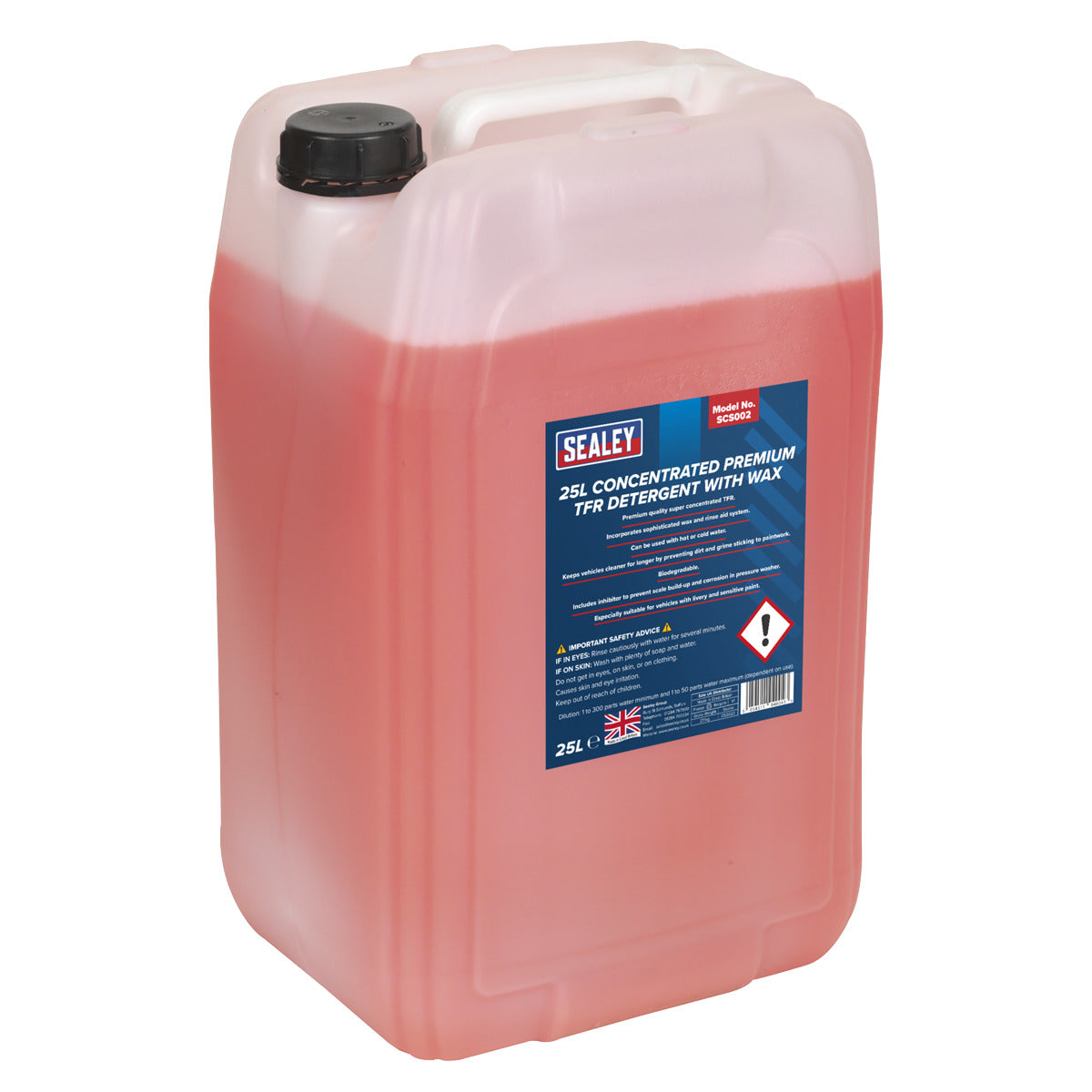 Sealey Concentrated TFR Premium Detergent with Wax 25L SCS002
