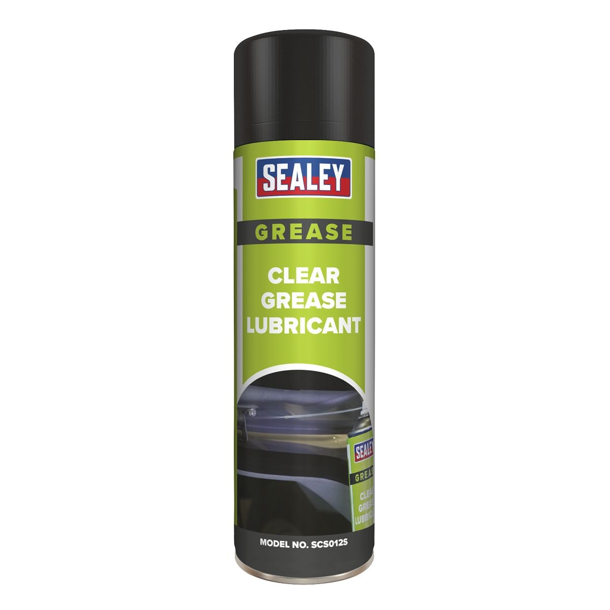 Sealey Clear Grease Lubricant 500ml - Pack of 6 - Image 1