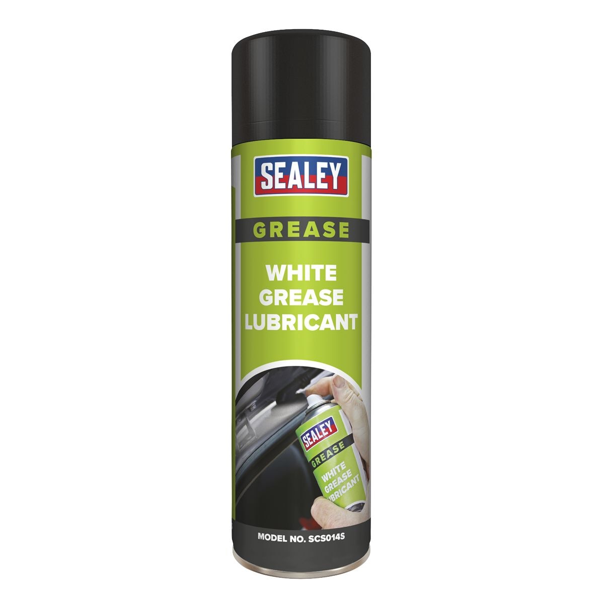 Sealey White Grease Lubricant 500ml - Pack of 6 - Image 1