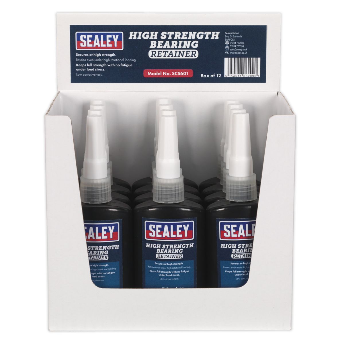 Sealey High Strength Bearing Fit Retainer 50ml - Pack of 12 - Image 3