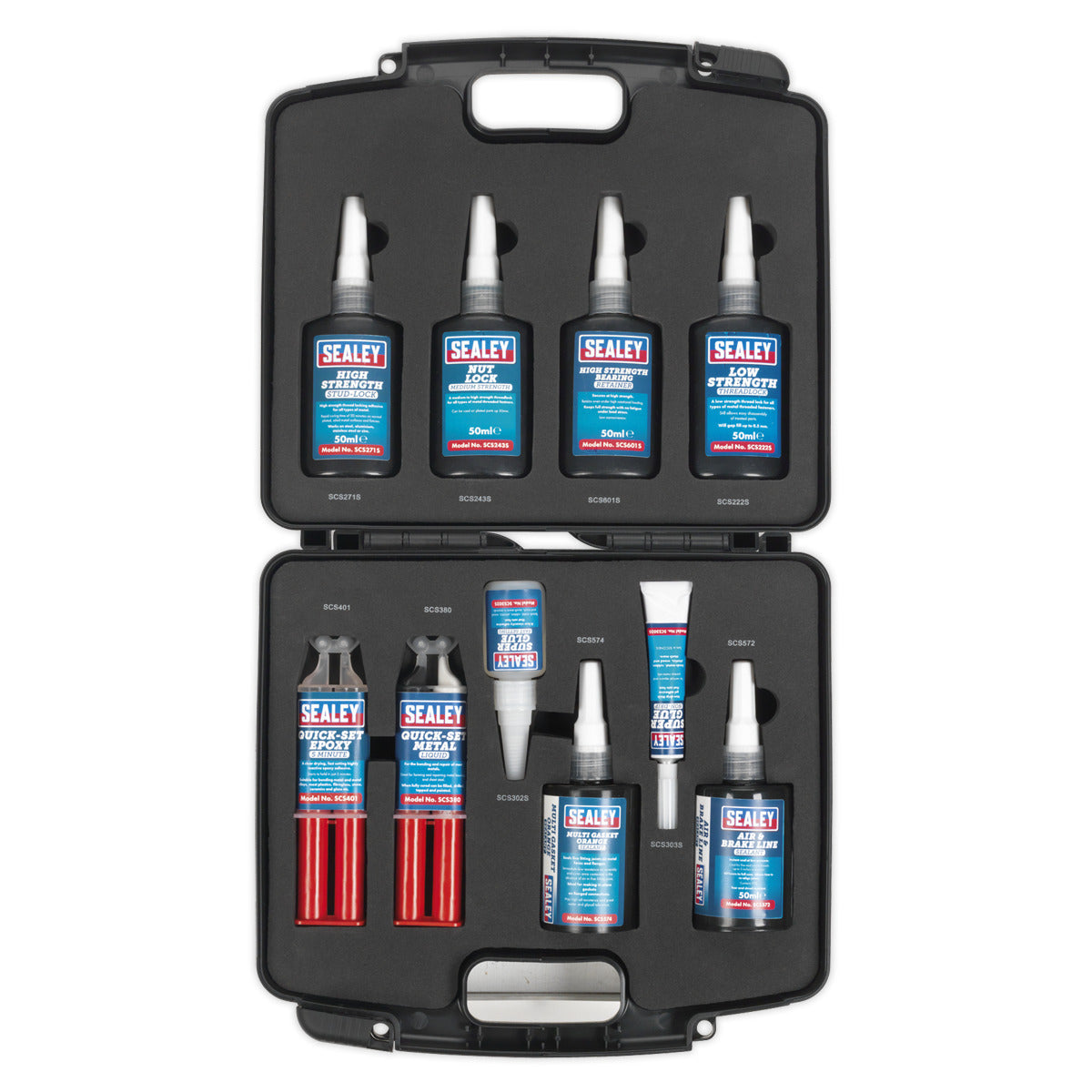 Sealey Adhesive & Sealant Kit 10pc SCSKIT1