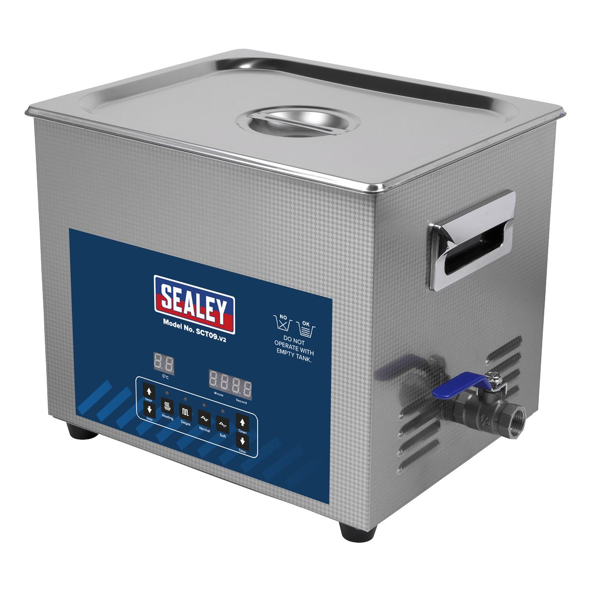 Sealey Ultrasonic Cleaner 9L - Image 4