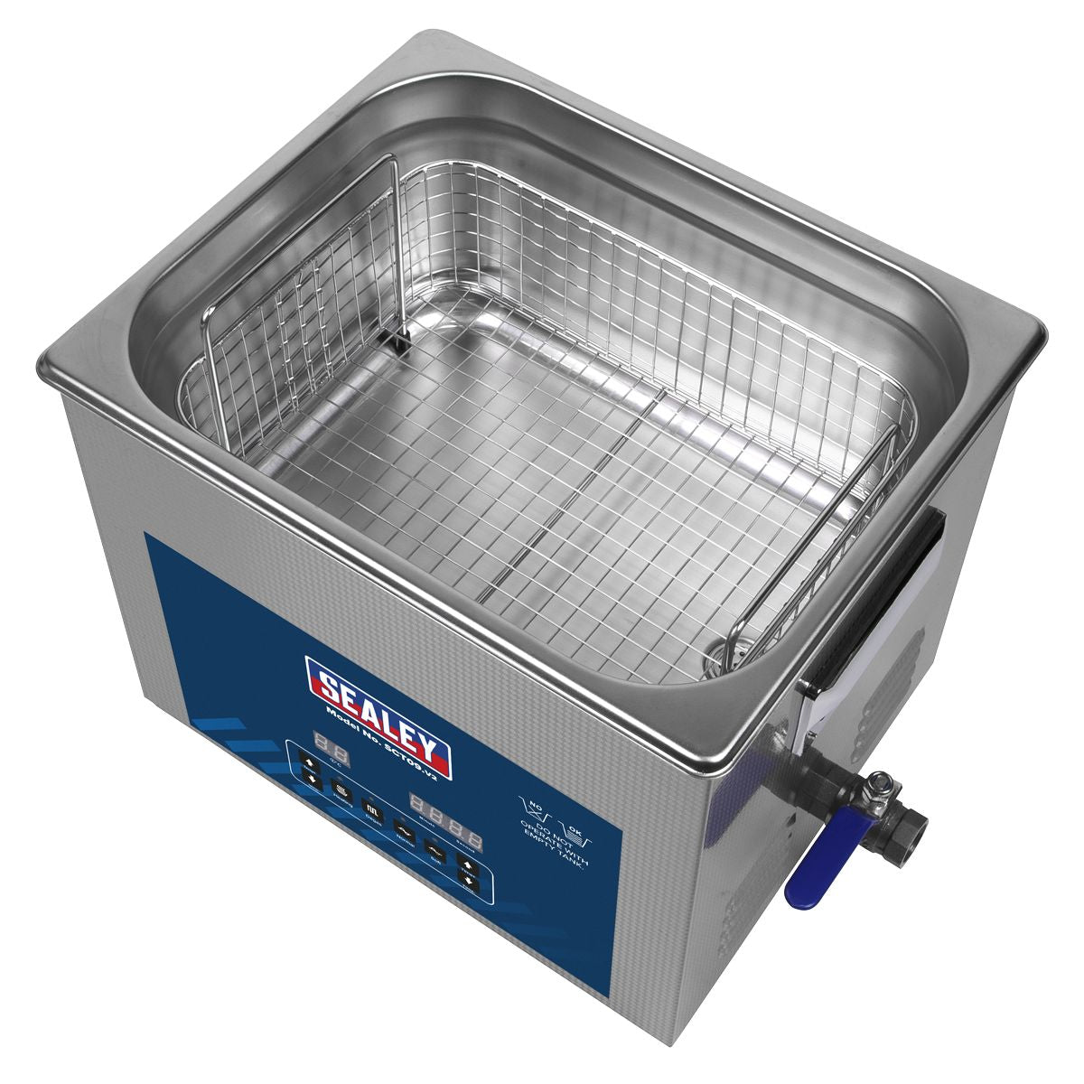 Sealey Ultrasonic Cleaner 9L - Image 6