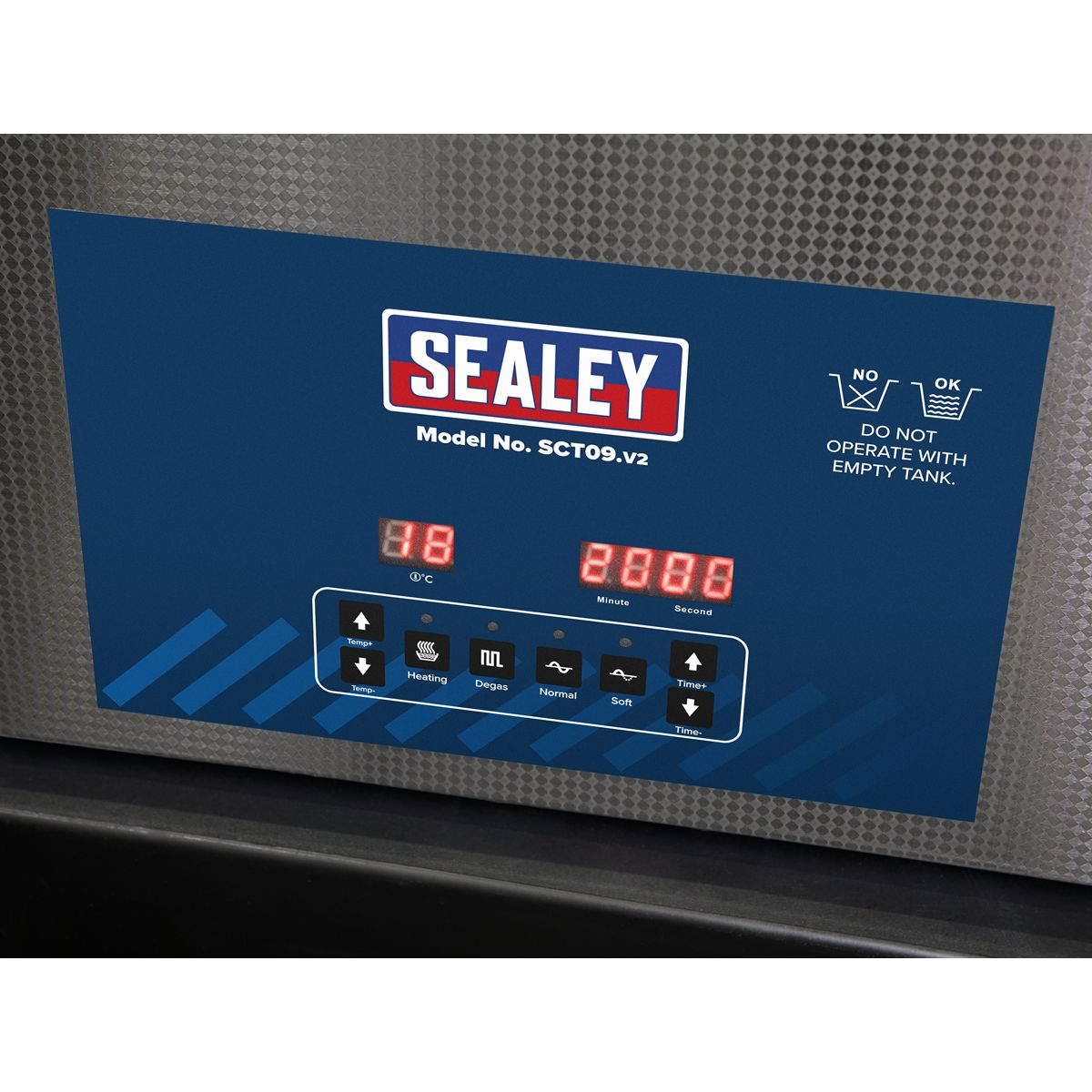 Sealey Ultrasonic Cleaner 9L - Image 7