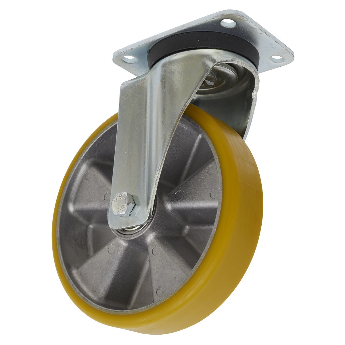 Sealey 200mm Castor Wheel with Swivel Plate - Image 1