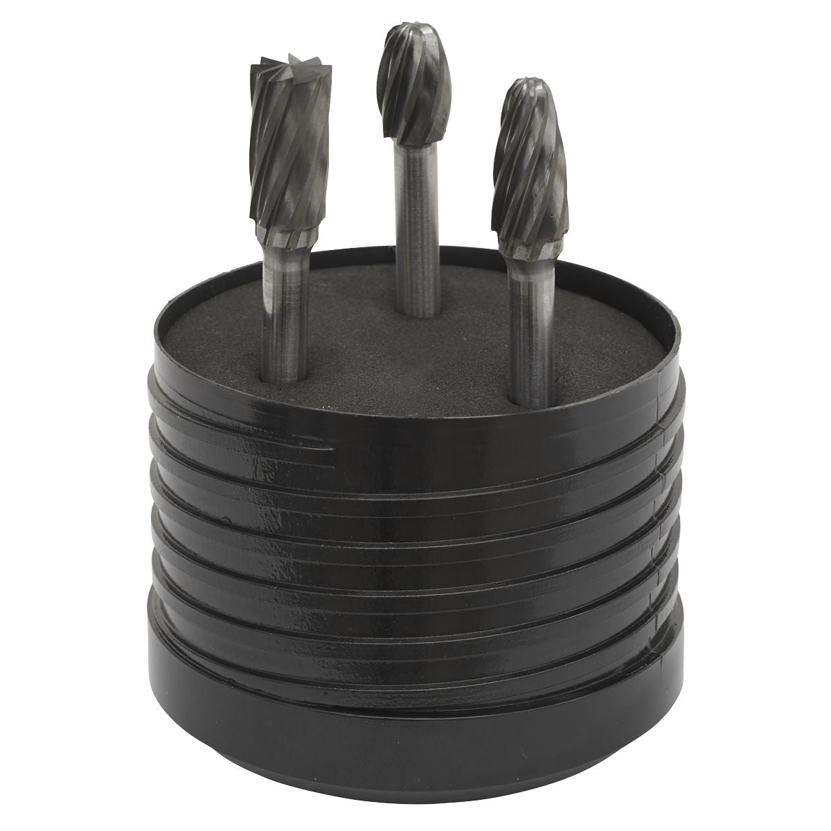 Sealey Tungsten Carbide Rotary Burr Set 3pc - Ripper/Coarse - Image 2