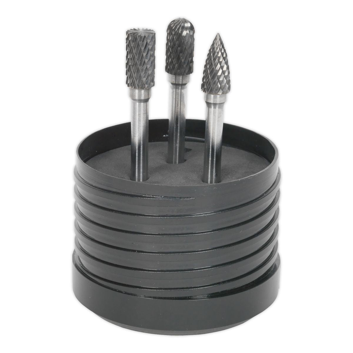 Sealey Tungsten Carbide Rotary Burr Set 3pc - Image 3