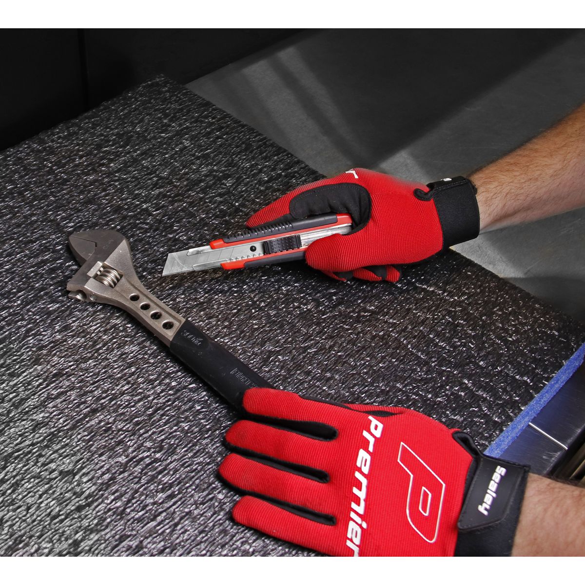 Sealey Easy Peel Shadow Foam 1200 x 550 x 50mm - Blue/Black - Image 6