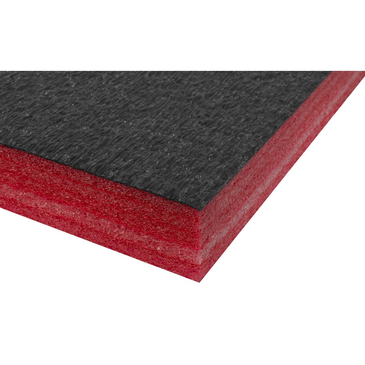 Sealey Easy Peel Shadow Foam 1200 x 550 x 50mm - Red/Black - Image 2