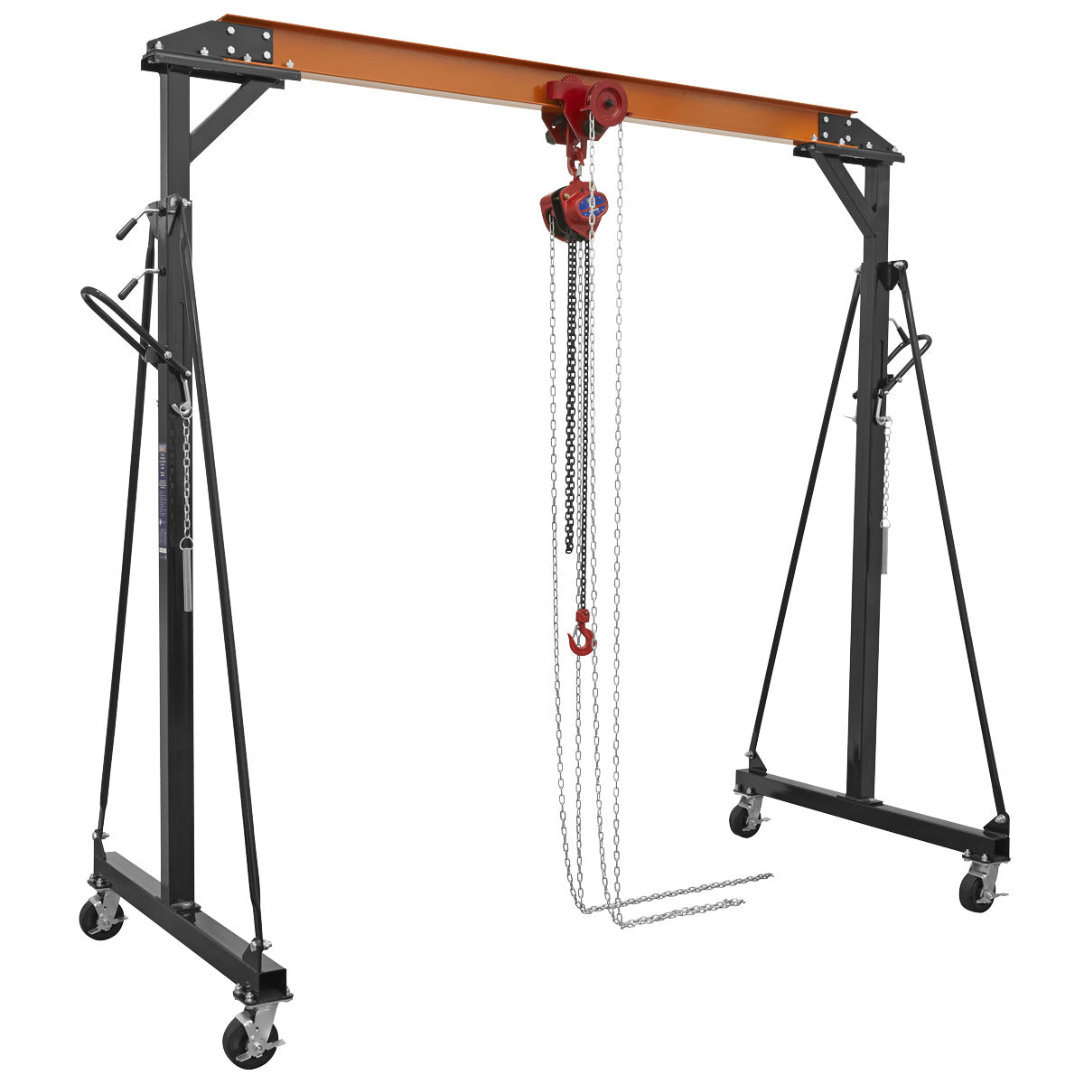 Sealey Portable Adjustable Gantry Frame with Geared Trolley Combo 1 Tonne SG1000KITG