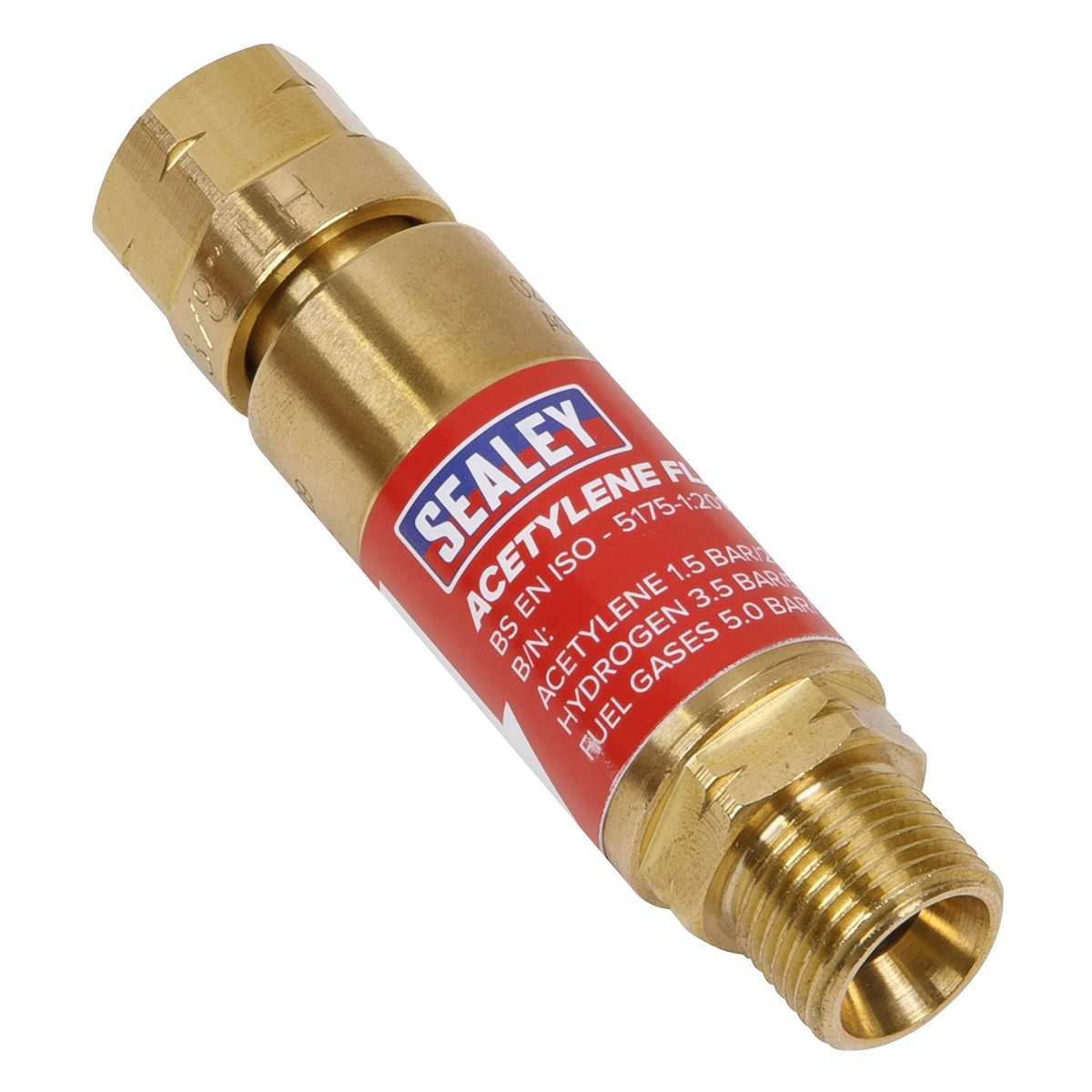 Sealey Acetylene Flash Back Arrestor - Image 1