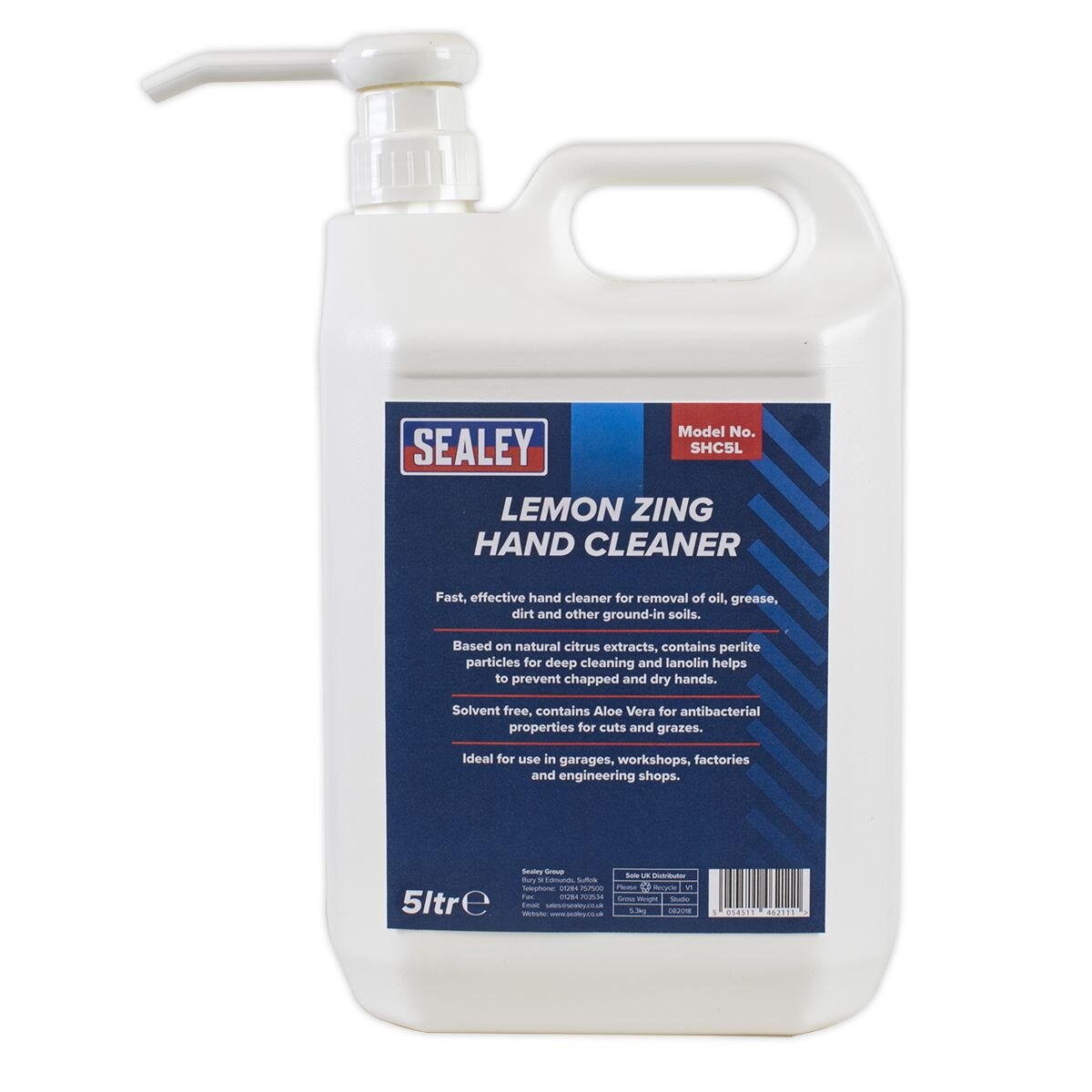 Sealey Lemon Zing Hand Cleaner 5L - Image 2