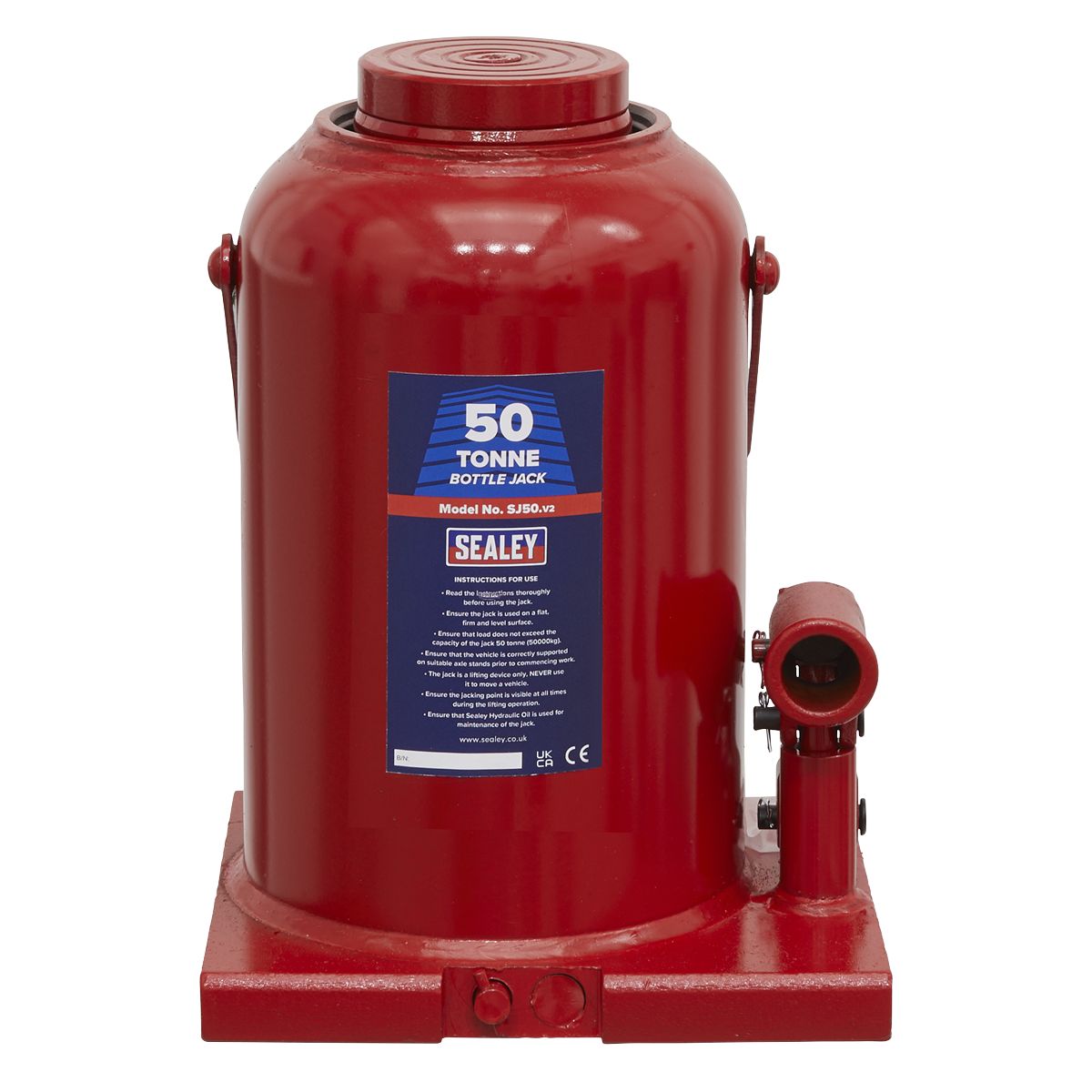 Sealey Bottle Jack 50 Tonne - Image 7