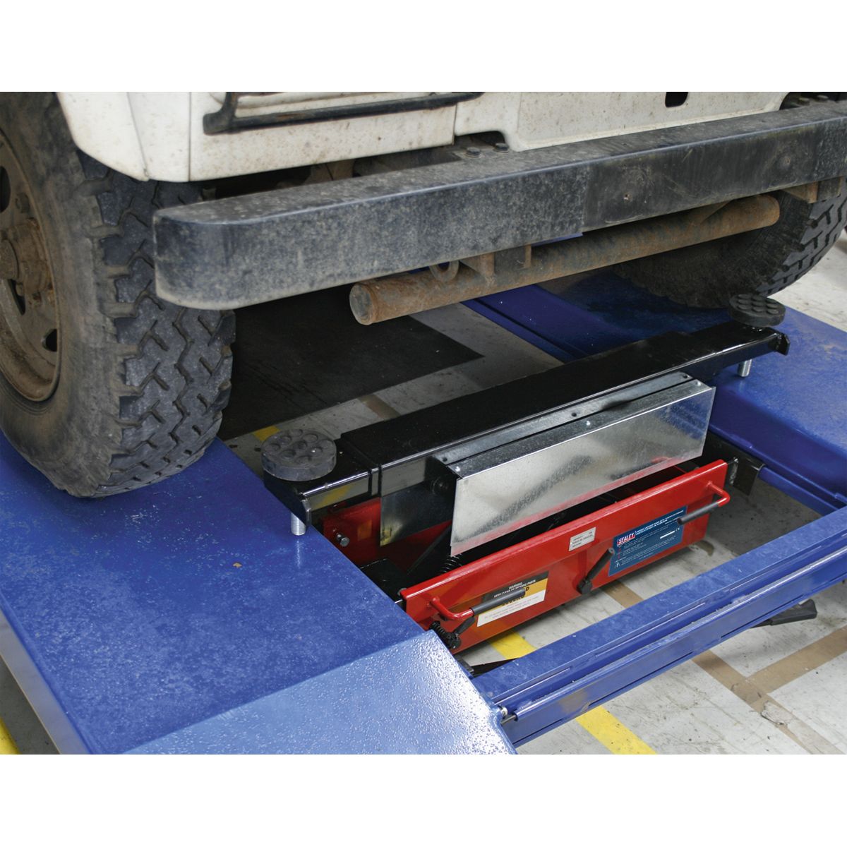 Sealey Jacking Beam 2 Tonne with Arm Extenders & Flat Roller Supports - Image 3