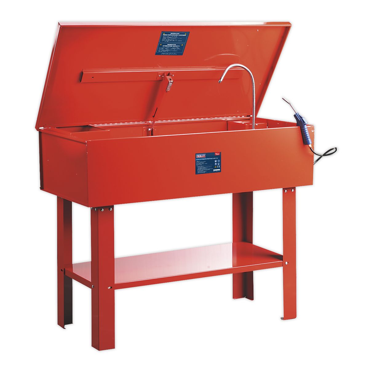 Sealey Air Operated Parts Washer with Turbo Feature 85L - Image 1