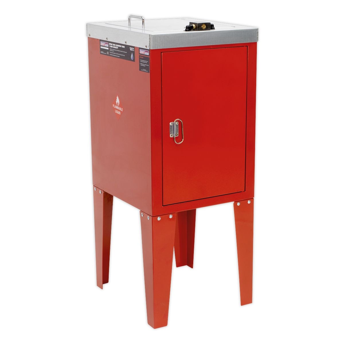 Sealey Spray Gun Cleaning Tank 1 Gun Capacity - Image 1