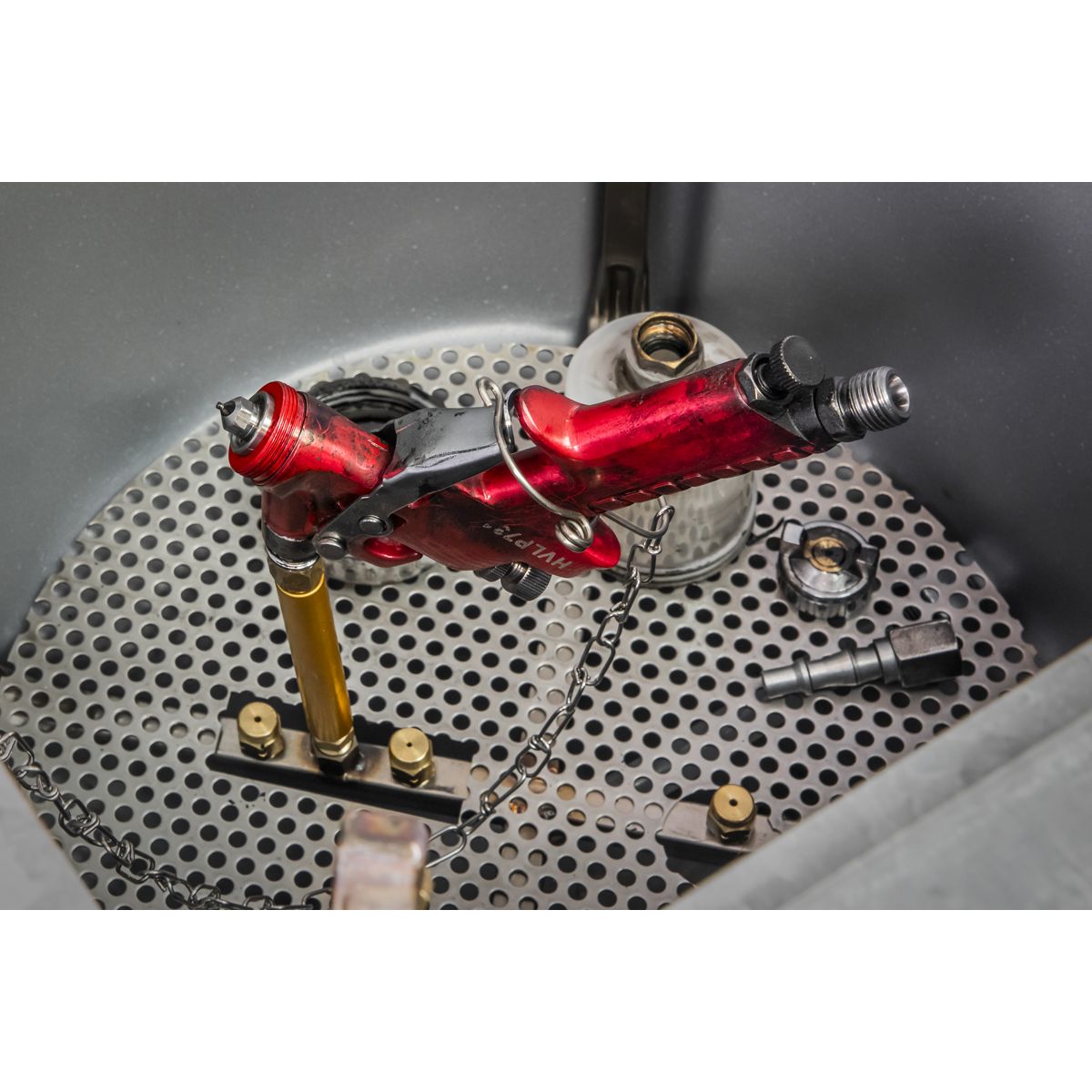 Sealey Spray Gun Cleaning Tank 1 Gun Capacity - Image 4
