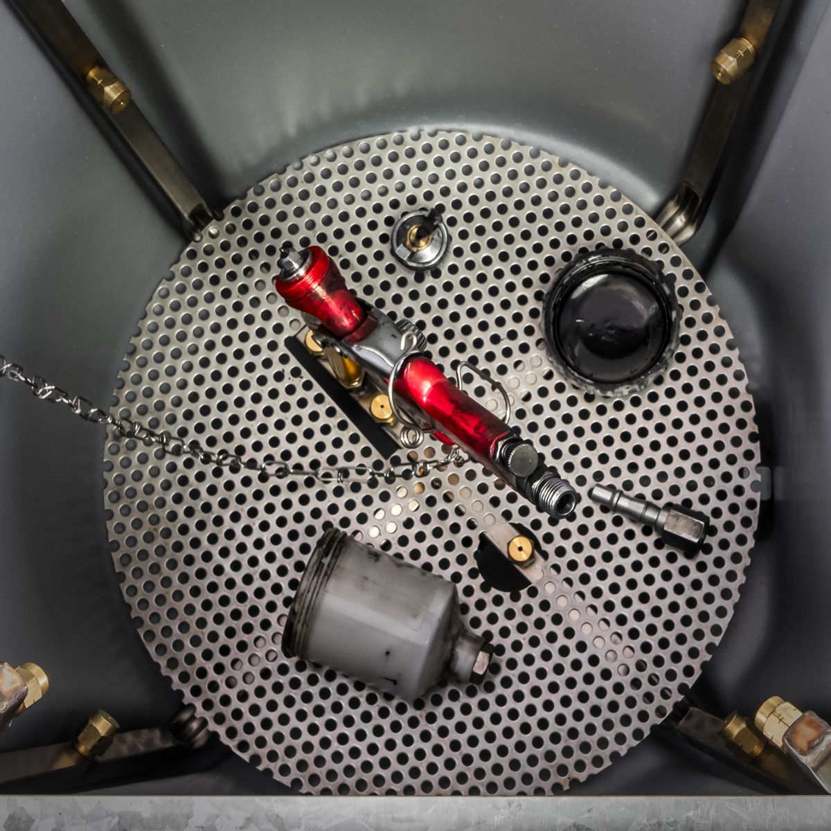 Sealey Spray Gun Cleaning Tank 1 Gun Capacity - Image 8