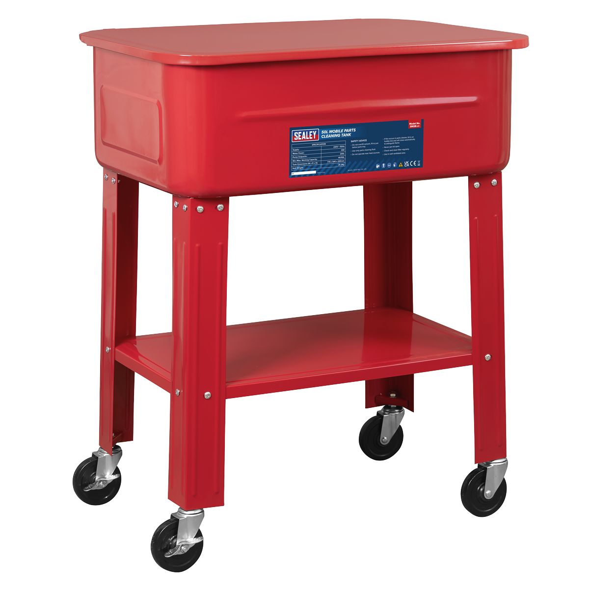 Sealey Mobile Parts Washer 50L - Image 4