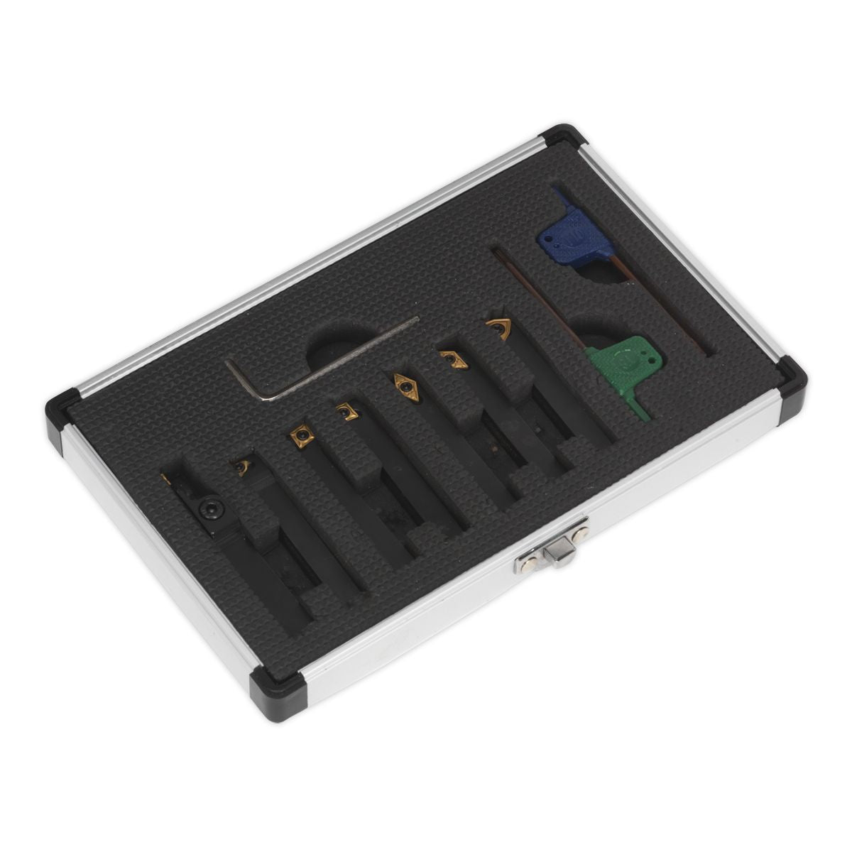 Sealey Indexable Lathe Turning Tool Set 8mm 7pc - Image 4
