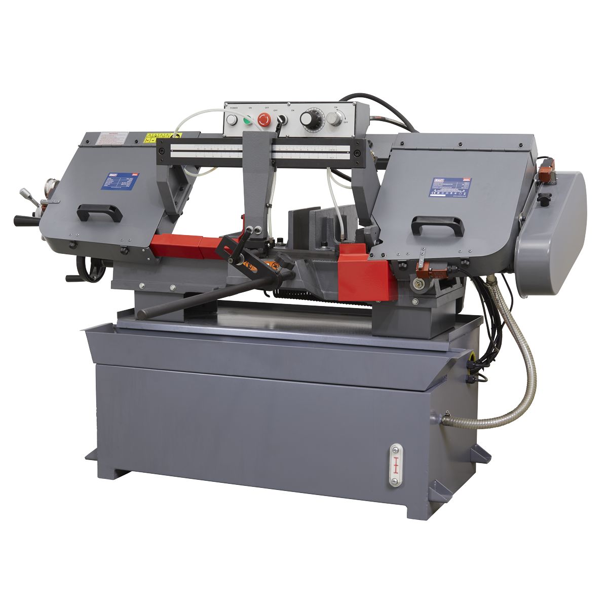 Sealey Horizontal Bandsaw with Hydraulic Arm 400mm - Image 1