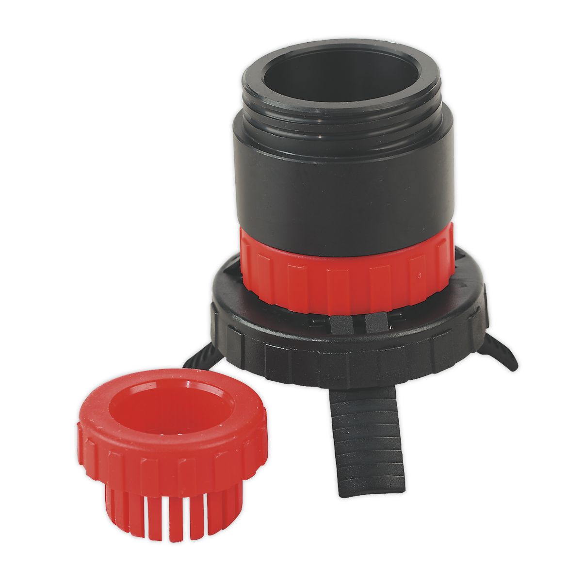 Sealey Universal Drum Adaptor fits SOLV/SF to Plastic Pouring Spouts - SOLV/SFX