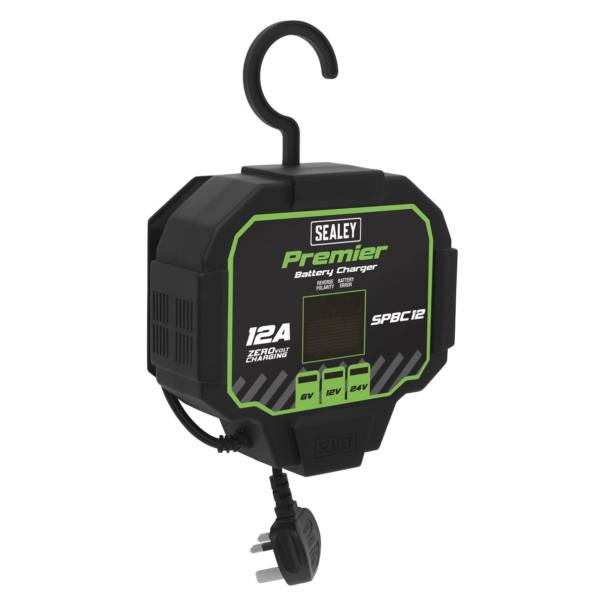 Sealey Premier Fully Automatic Battery Maintainer/Charger 12A - SPBC12