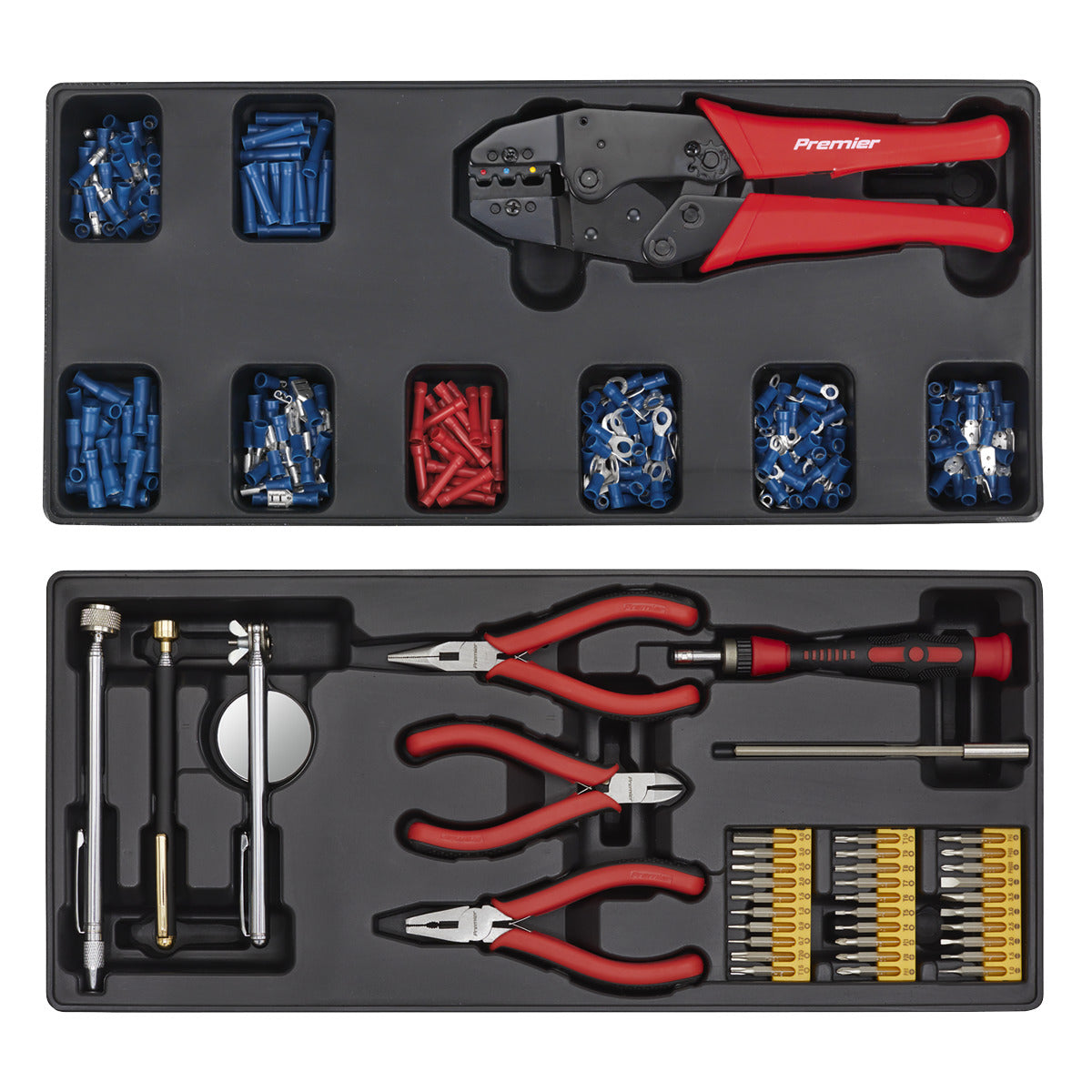 Superline PRO Tool Chest Combination 14 Drawer with 1179pc Tool Kit - Blue SPTCCOMBO1