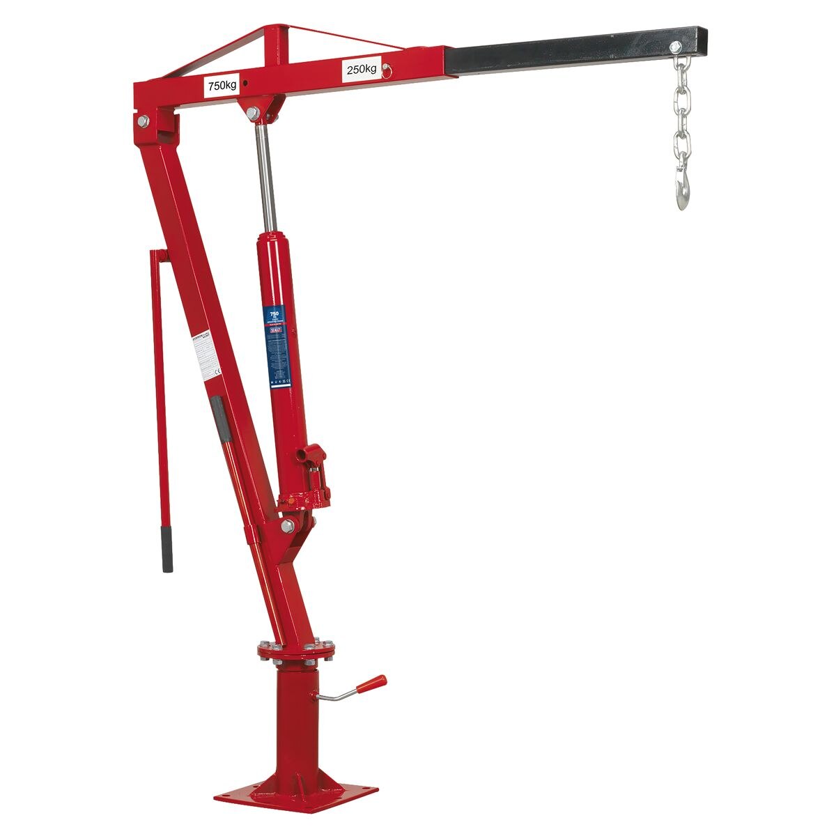 Sealey Static Mounted Crane 750kg - Image 4
