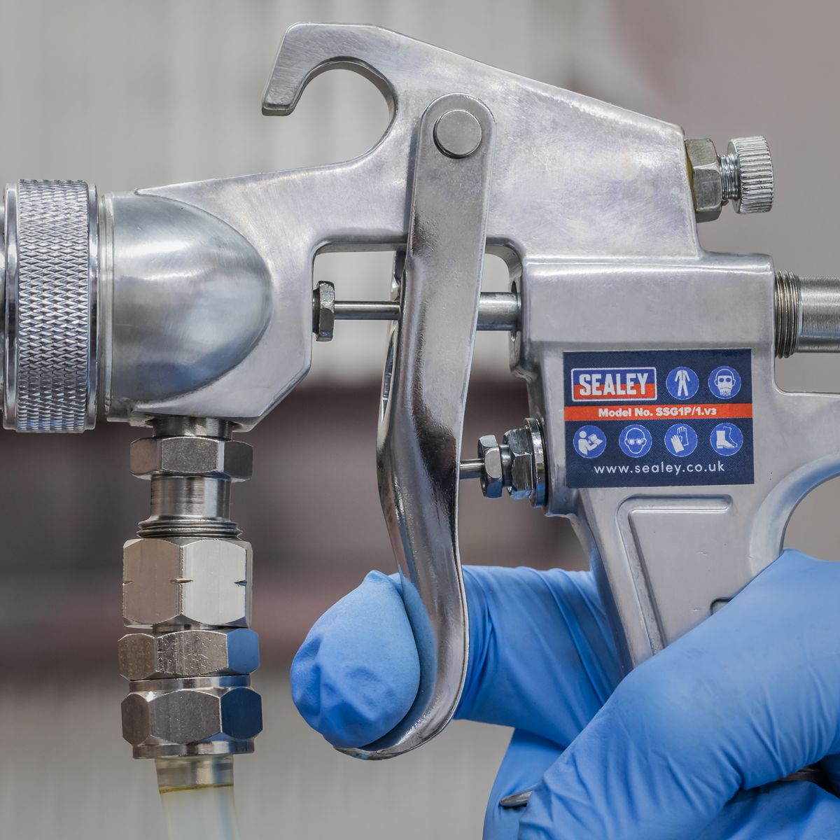 Sealey Spray Gun for SSG1P 1.8mm Set-Up - Image 4