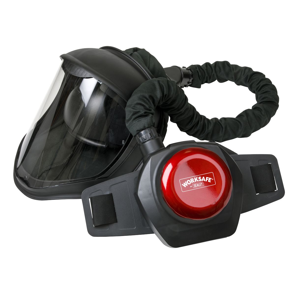 Sealey Worksafe Deluxe Face Shield with Powered Air Purifying Respirator (PAPR) - Image 1