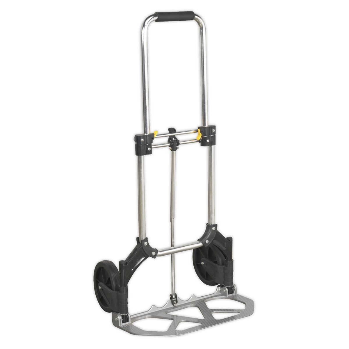 Sealey Folding Sack Truck Aluminium 70kg Capacity - Image 1