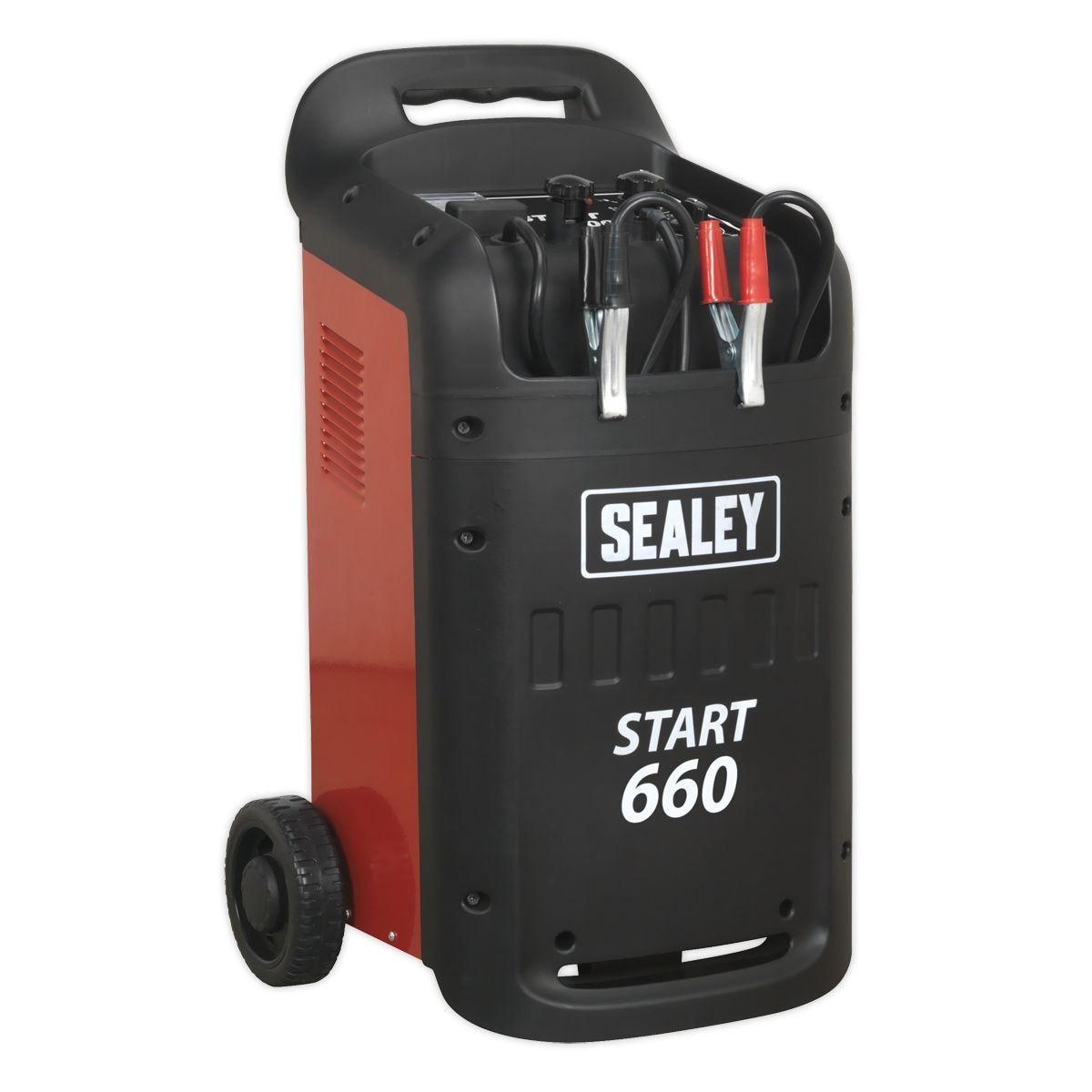 Sealey 12/24V Starter/Charger 660/100A 230V - Image 1