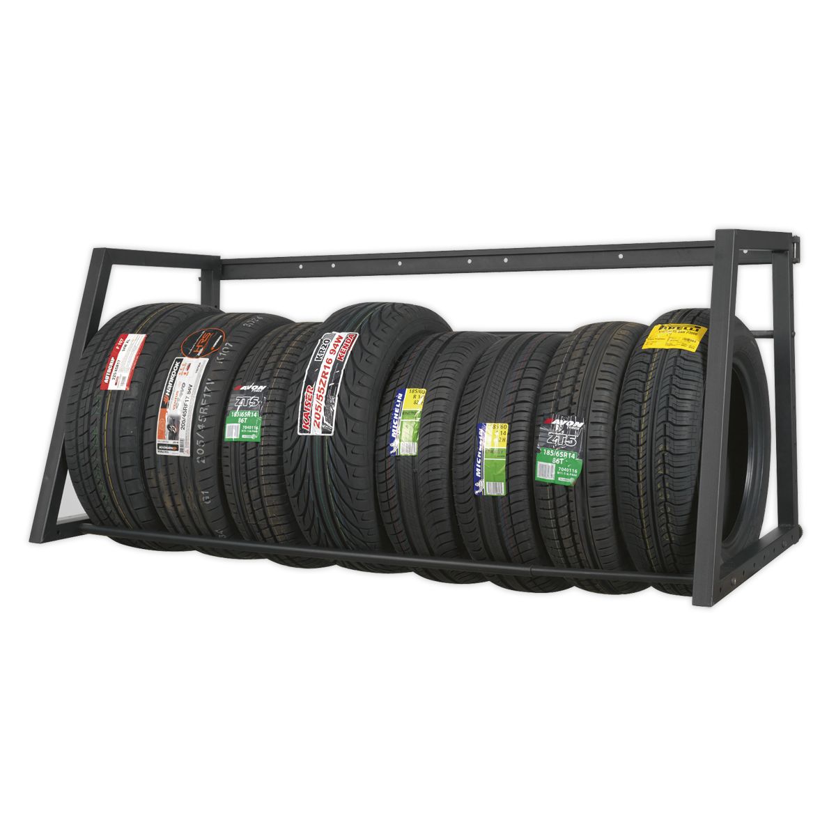 Sealey Wall or Floor Mounting Extending Tyre Rack - Image 3