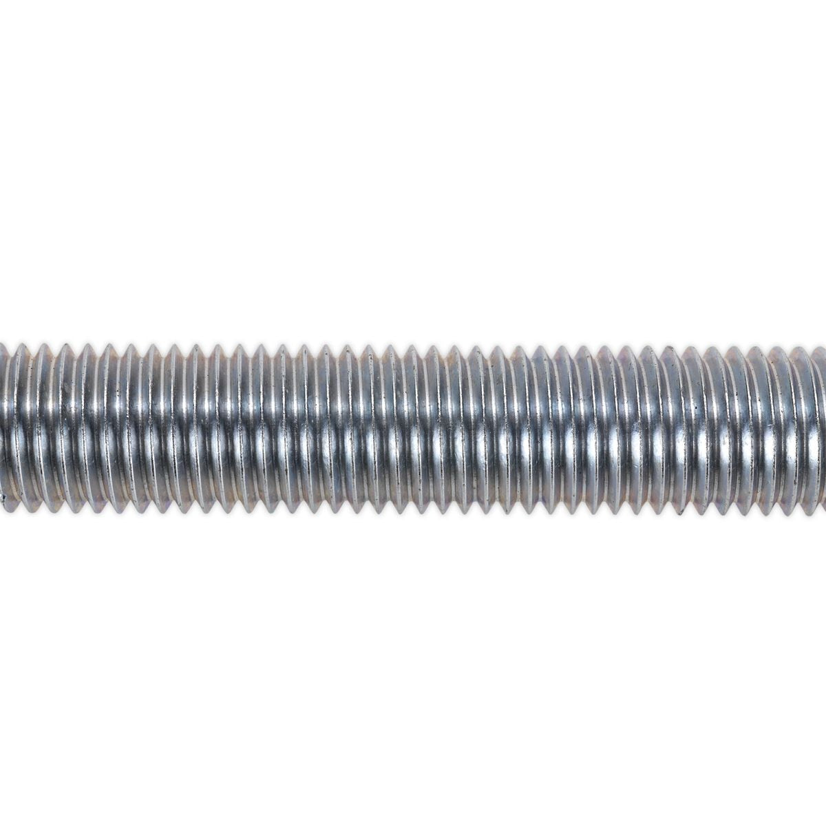 Sealey Zinc Plated Threaded Rod M24 x 1m - Pack of 2 - Image 1