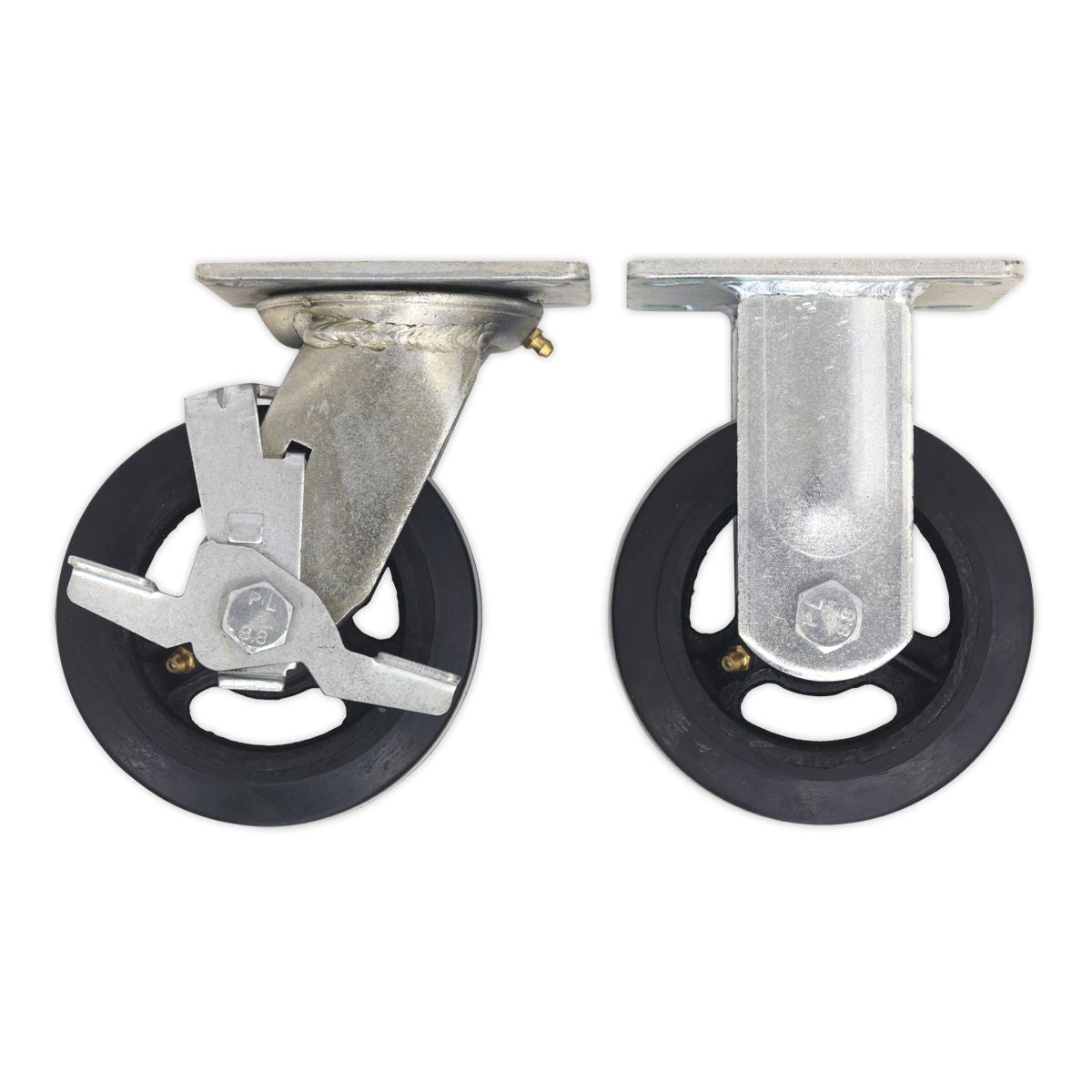 Sealey Castor Wheel Kit for SSB06, SSB07 & STV01 - Image 1