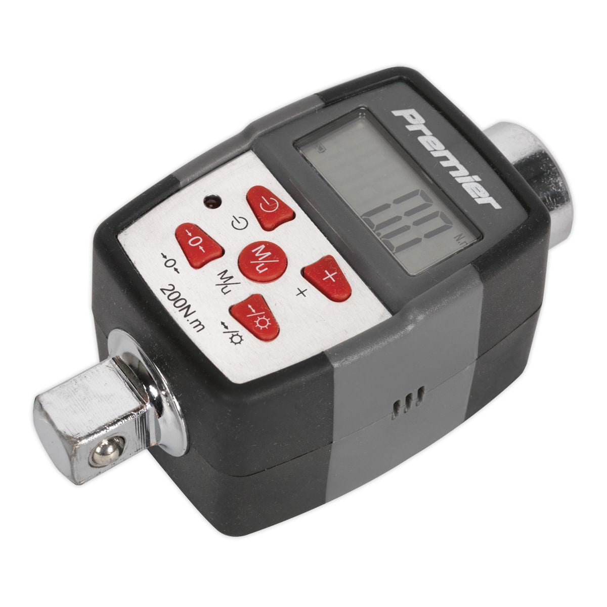 Sealey Premier Digital Torque Adaptor with Angle Function Digital 1/2"Sq Drive 20-200Nm - Image 1