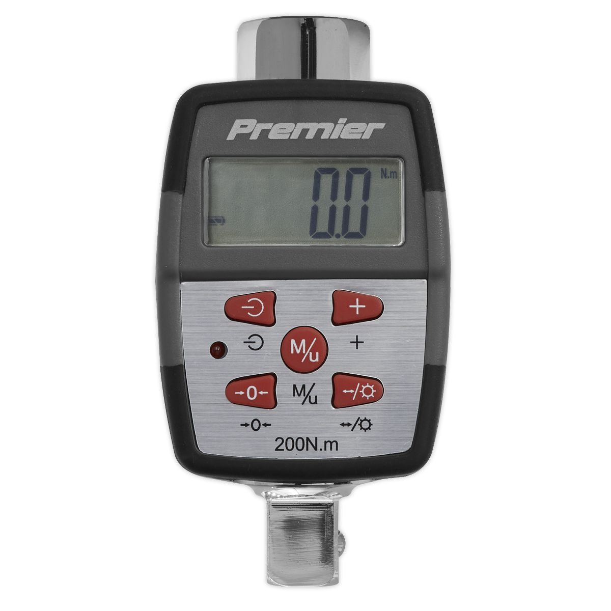 Sealey Premier Digital Torque Adaptor with Angle Function Digital 1/2"Sq Drive 20-200Nm - Image 2