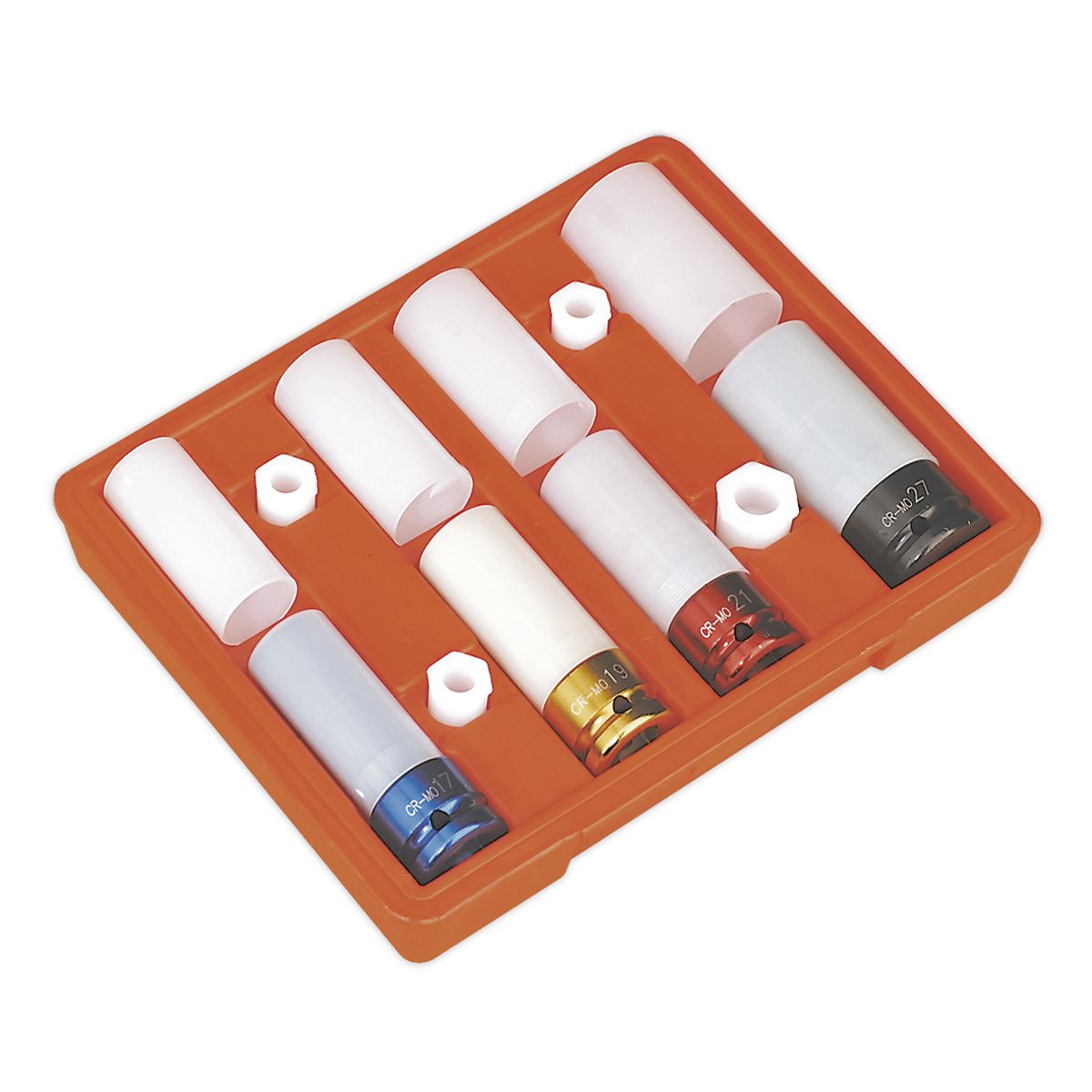 Sealey Alloy Wheel Impact Socket Set 1/2"Sq Drive 4pc - Image 4