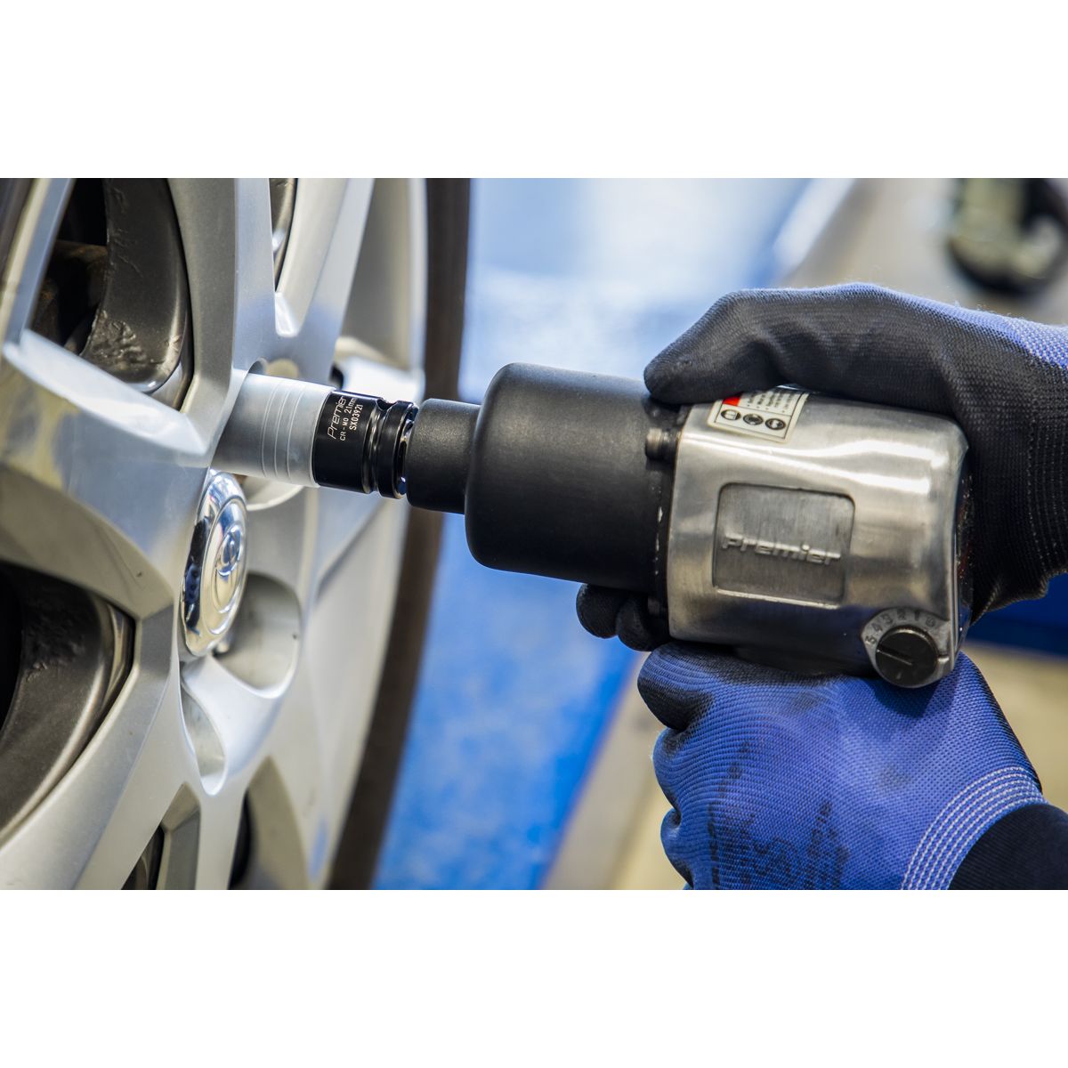 Sealey Premier Alloy Wheel Ultra-Power Impact Socket Set 1/2"Sq Drive 3pc - Image 3