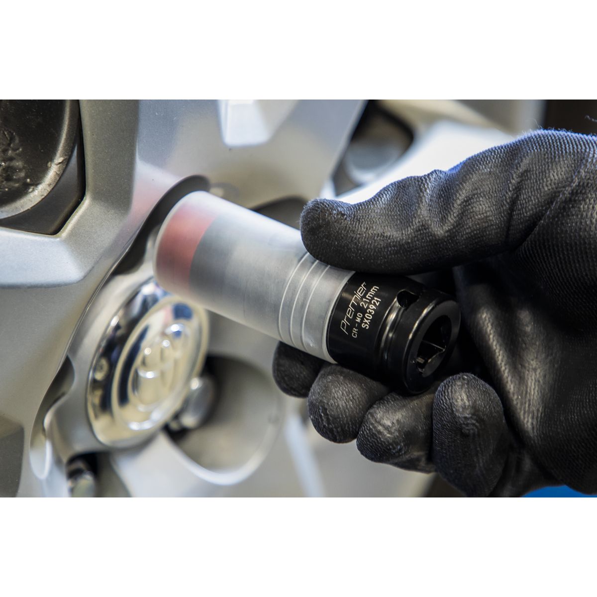 Sealey Premier Alloy Wheel Ultra-Power Impact Socket Set 1/2"Sq Drive 3pc - Image 5