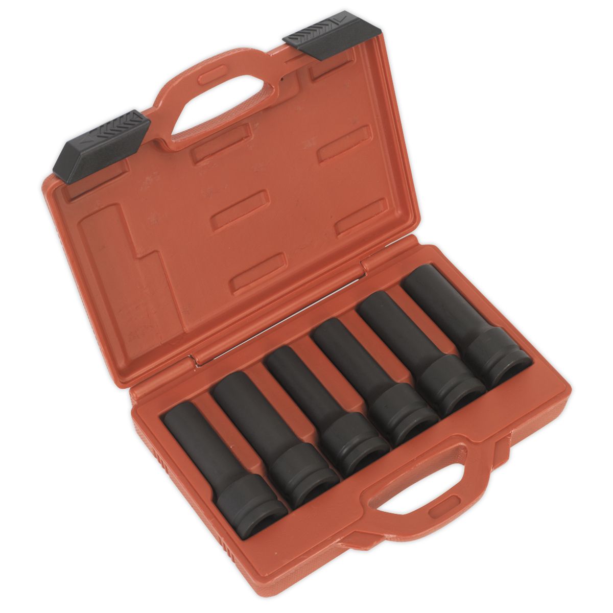 Sealey Impact & TRX-Star* Female Deep Socket Set 3/4"Sq Drive 12-Point 6pc - Image 1