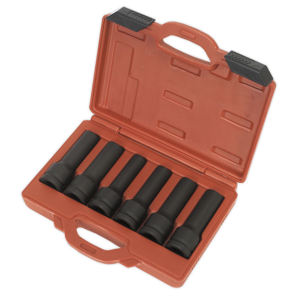 Sealey Impact & TRX-Star* Female Deep Socket Set 3/4"Sq Drive 12-Point 6pc - Image 2