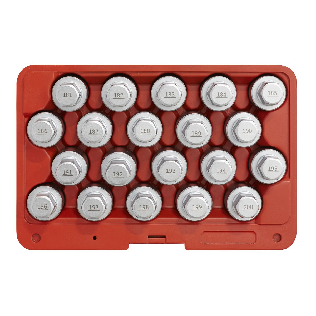 Sealey Locking Wheel Nut Key Set for Vauxhall-C 20pc - Image 2