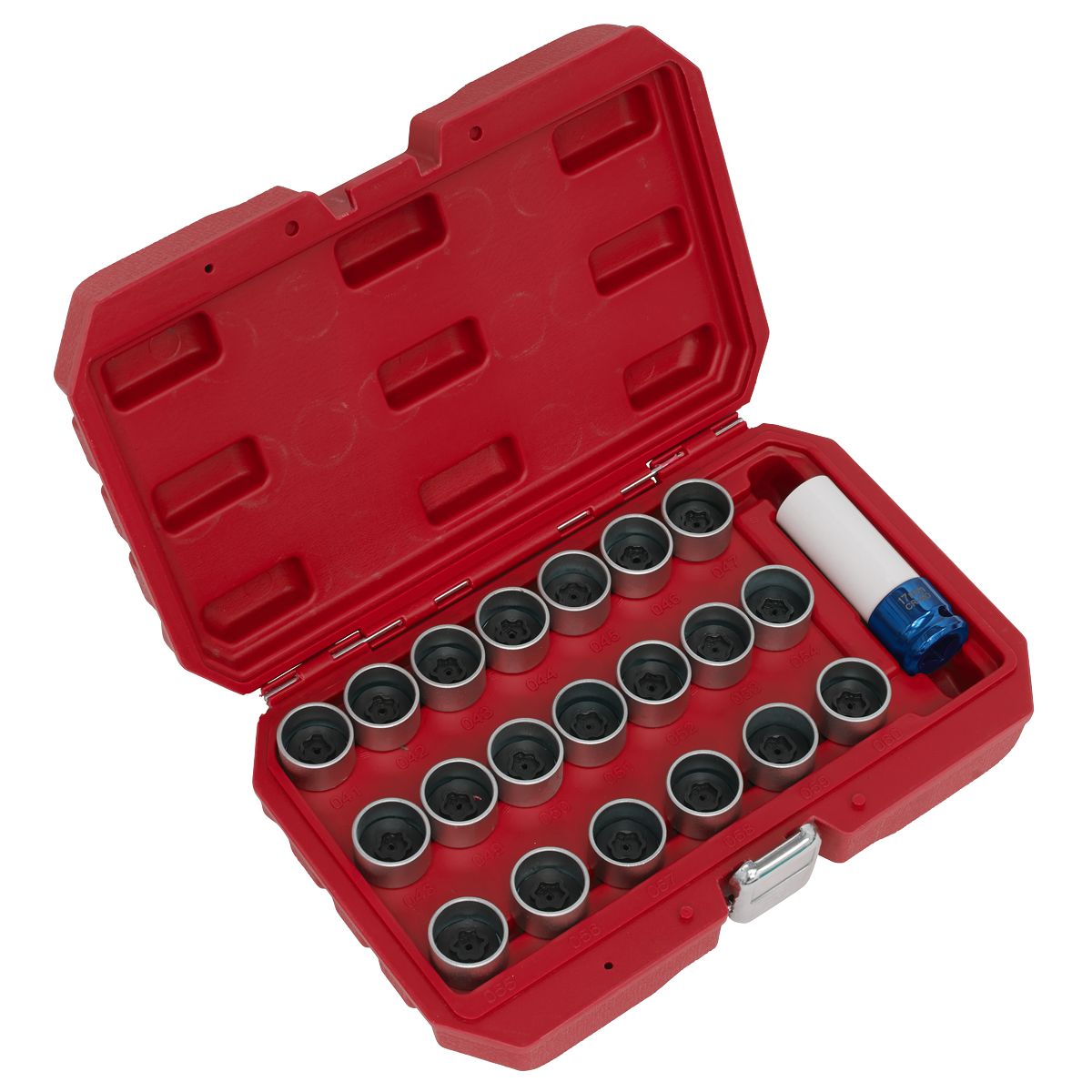Sealey Locking Wheel Nut Key Set for BMW 21pc - Image 1