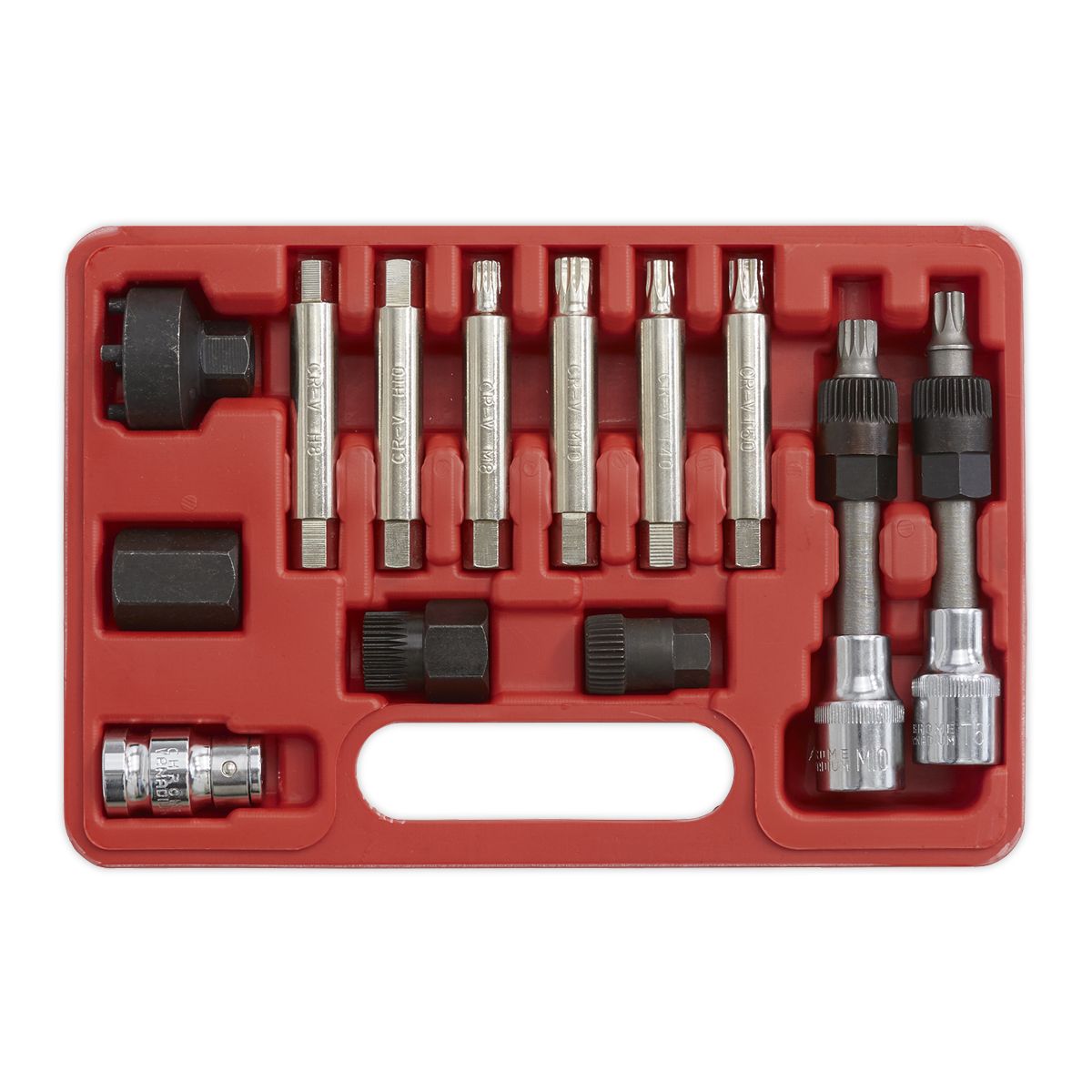 Sealey Alternator Freewheel Removal Set 13pc - Image 3