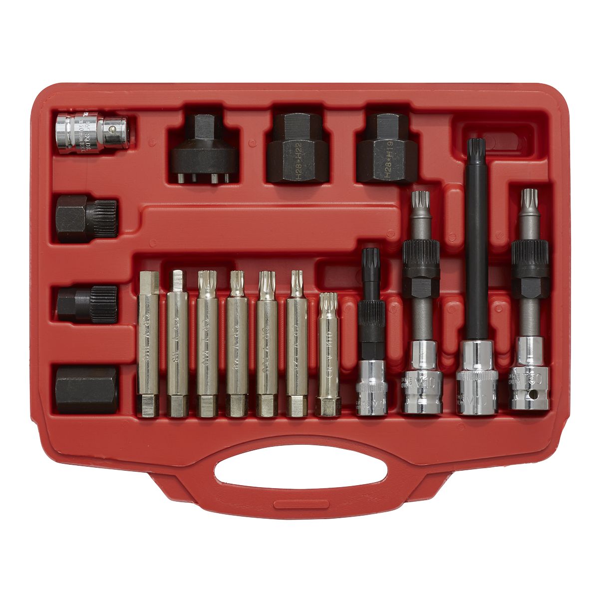 Sealey Alternator Freewheel Pulley Removal Set 18pc - Image 3