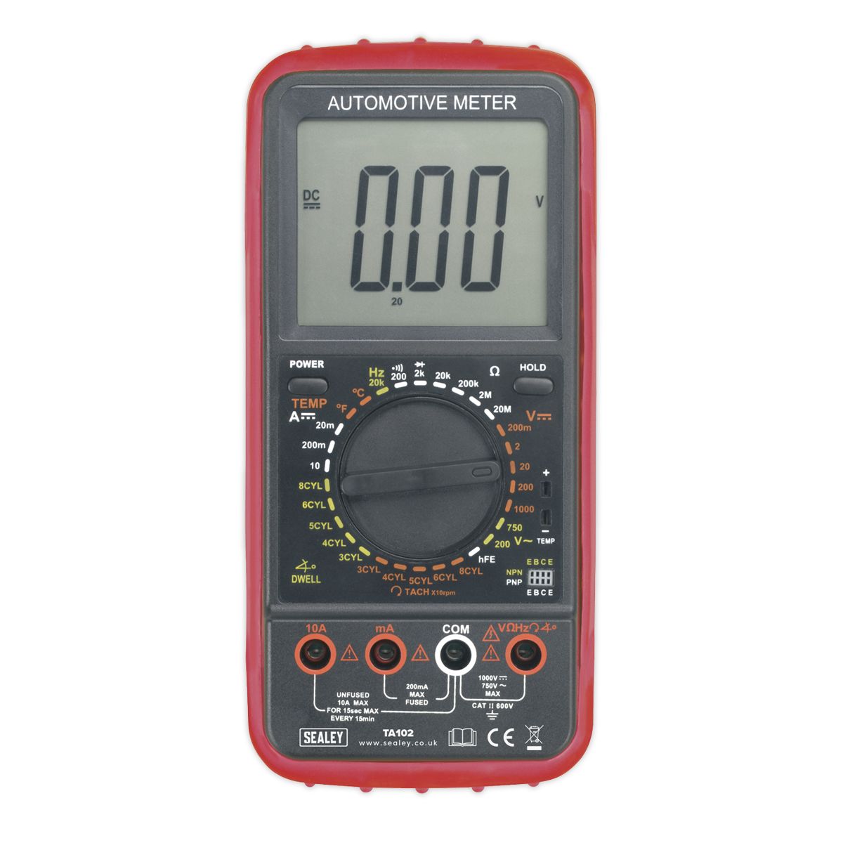 Sealey 11-Function Digital Automotive Analyser - Image 1