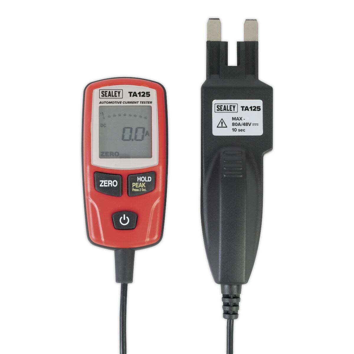Sealey Automotive Current Tester Mini, Standard & Maxi Blade Fuses 80A - Image 3